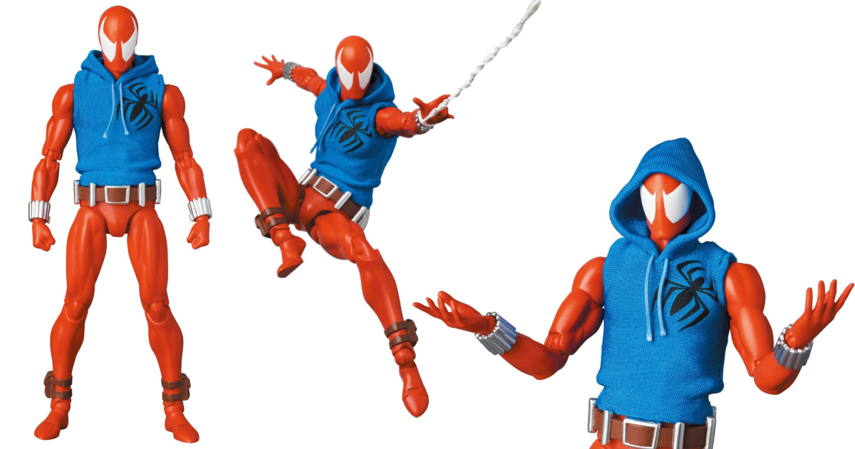 Medicom Mafex No Marvel Scarlet Spider Comic Ver Passion Fun